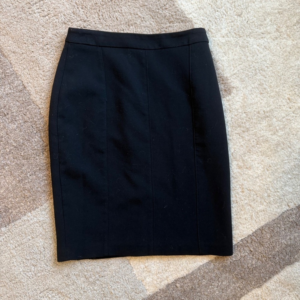 Halogen Black Pencil Skirt Womens 2P Petite Career Workwear HA338110MP